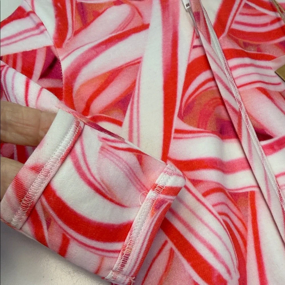 NWT Inchworm sleeper‎ Pink and White Kids One Piece